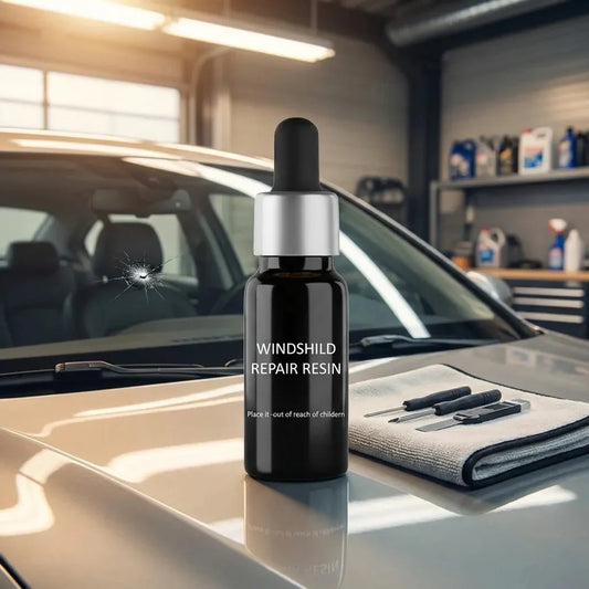 ✨ Fix Windshield Cracks in Minutes | Premium Glass Repair Kit (Pack of 2)